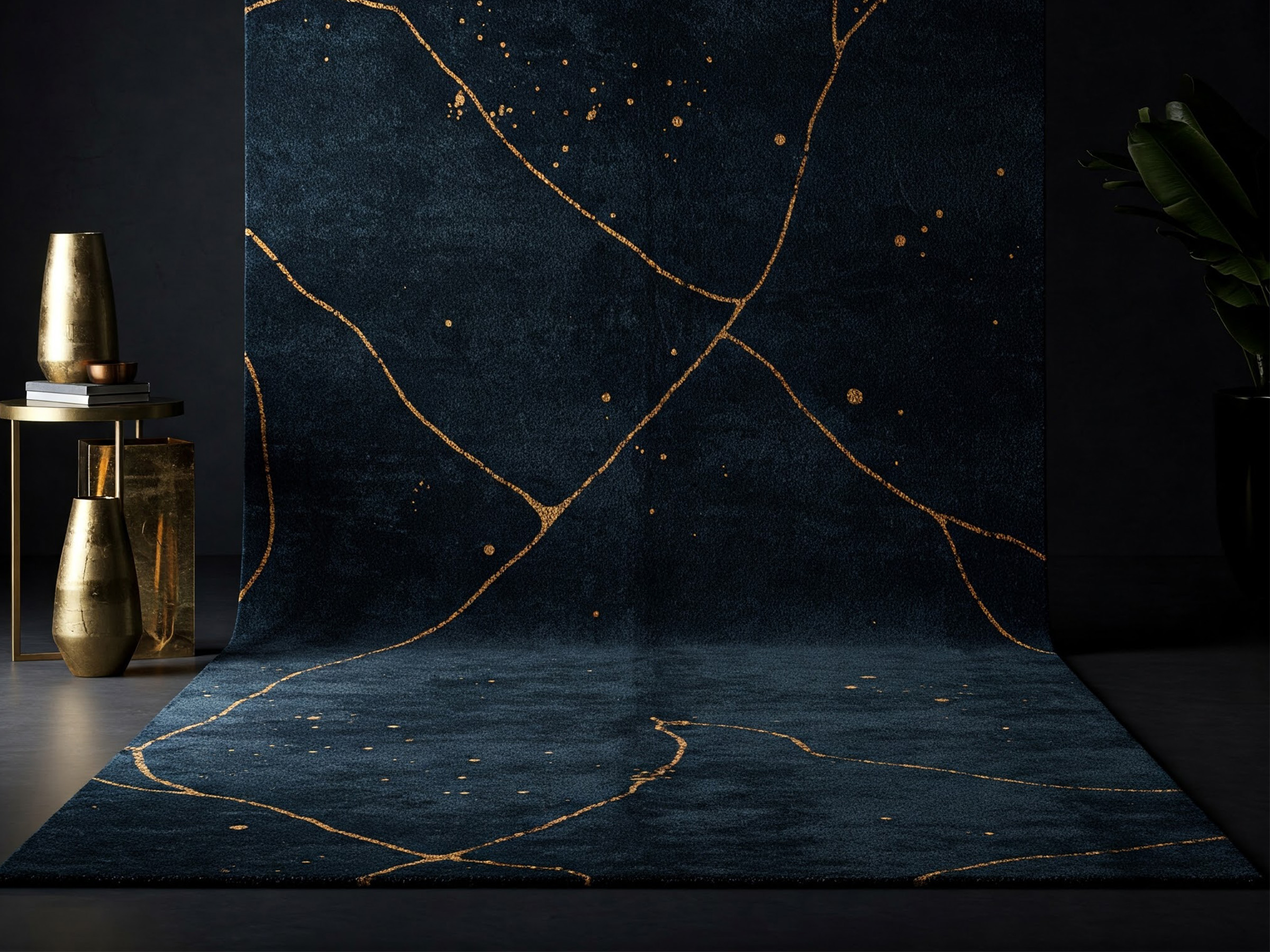 Luxury handmade rug in a calming blue tone, featuring elegant pattern and artisan craftsmanship for sophisticated interior design - Designer Rug Collection