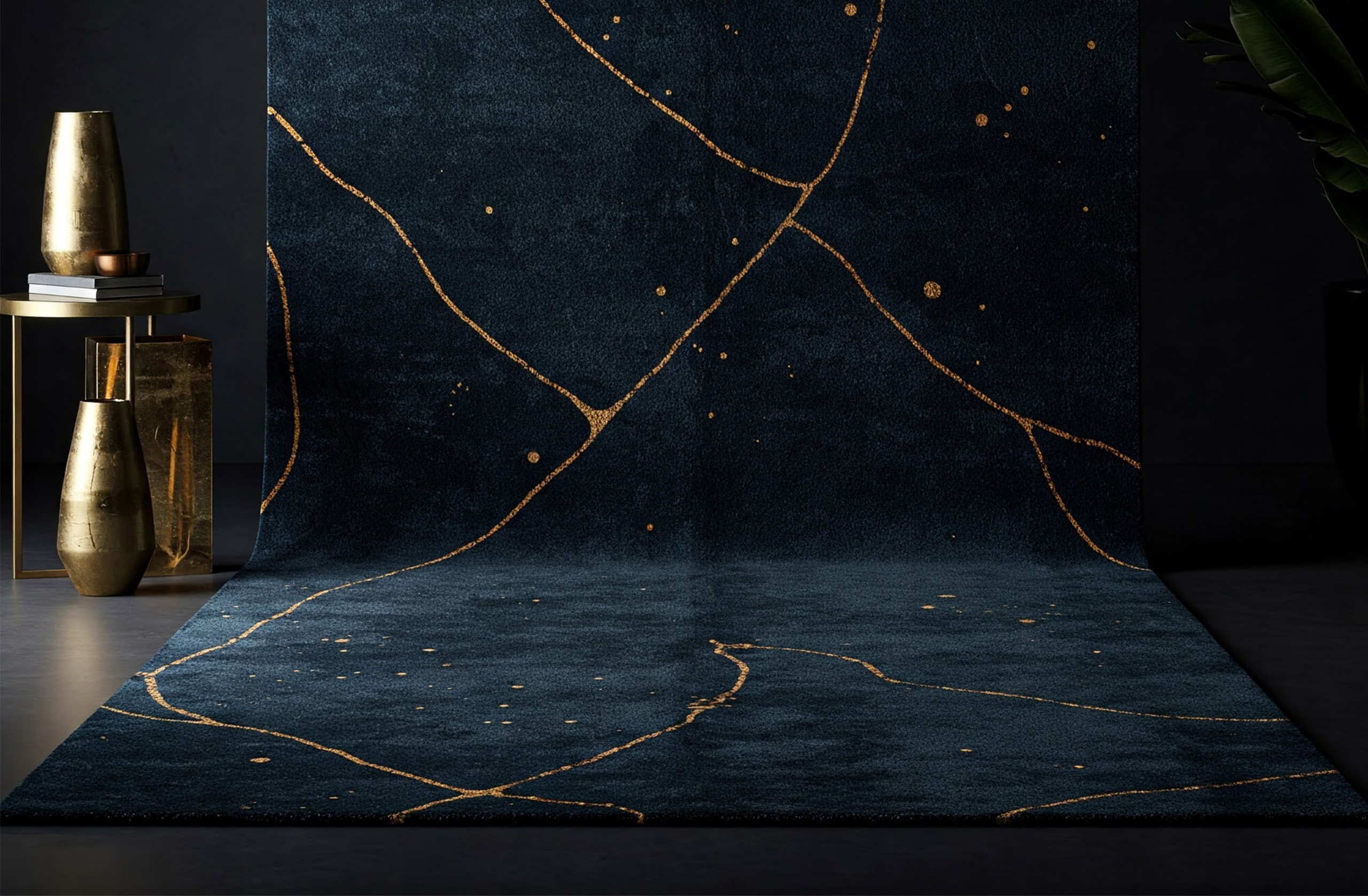 Luxury handmade rug in a calming blue tone, featuring elegant pattern and artisan craftsmanship for sophisticated interior design